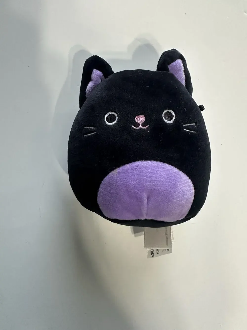 Squishmallows Autumn Black Cat Plush Purple Belly Halloween 8 Inch
